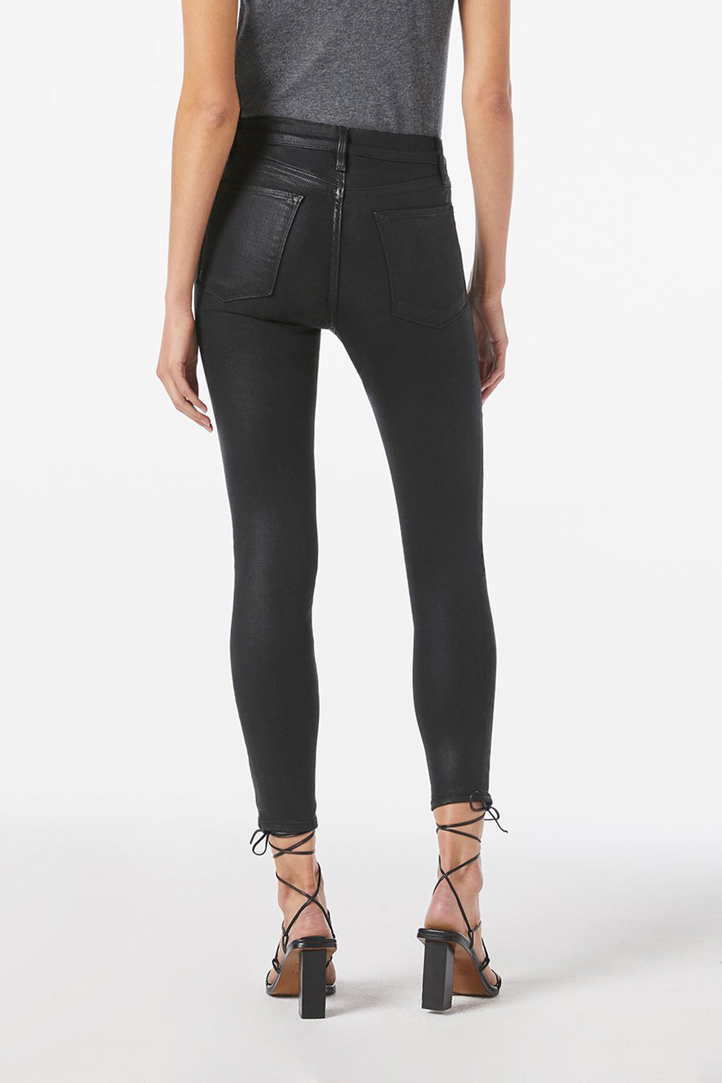 Le High Skinny Coated Noir - Image 5