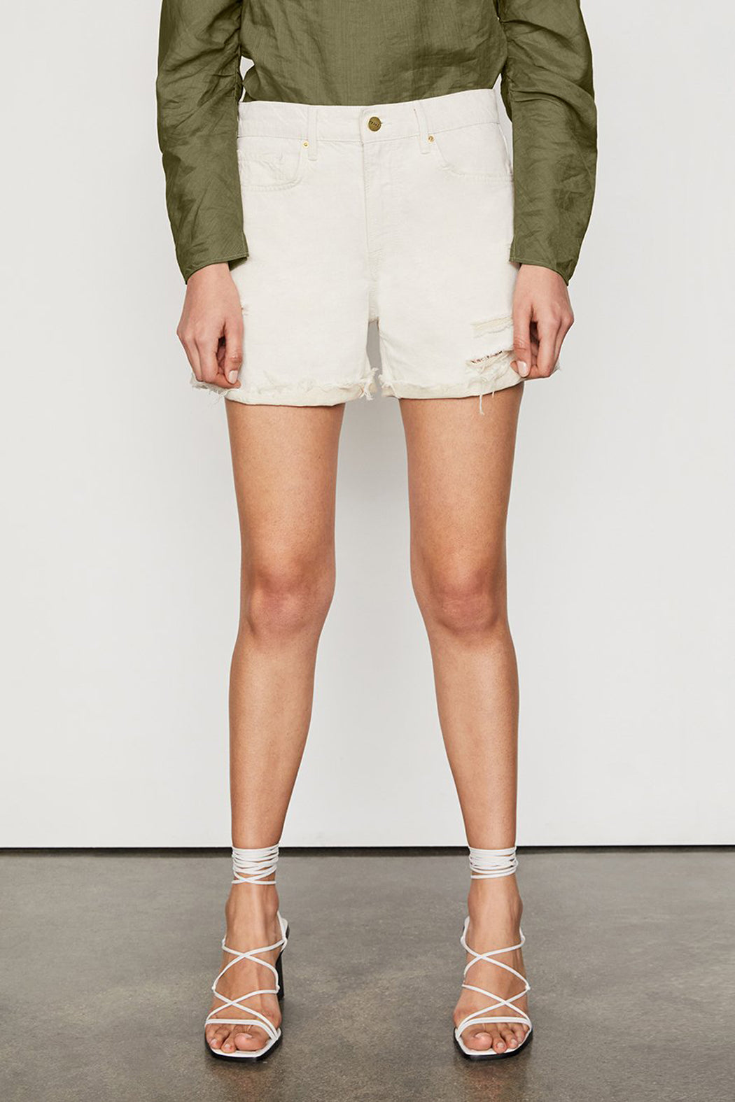 FRAME - Le Brigette Short Raw Cuff - Image 2